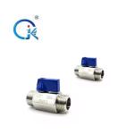OEM Mini Male Female Ball Valve Machining Heating Angle Valve SS316L