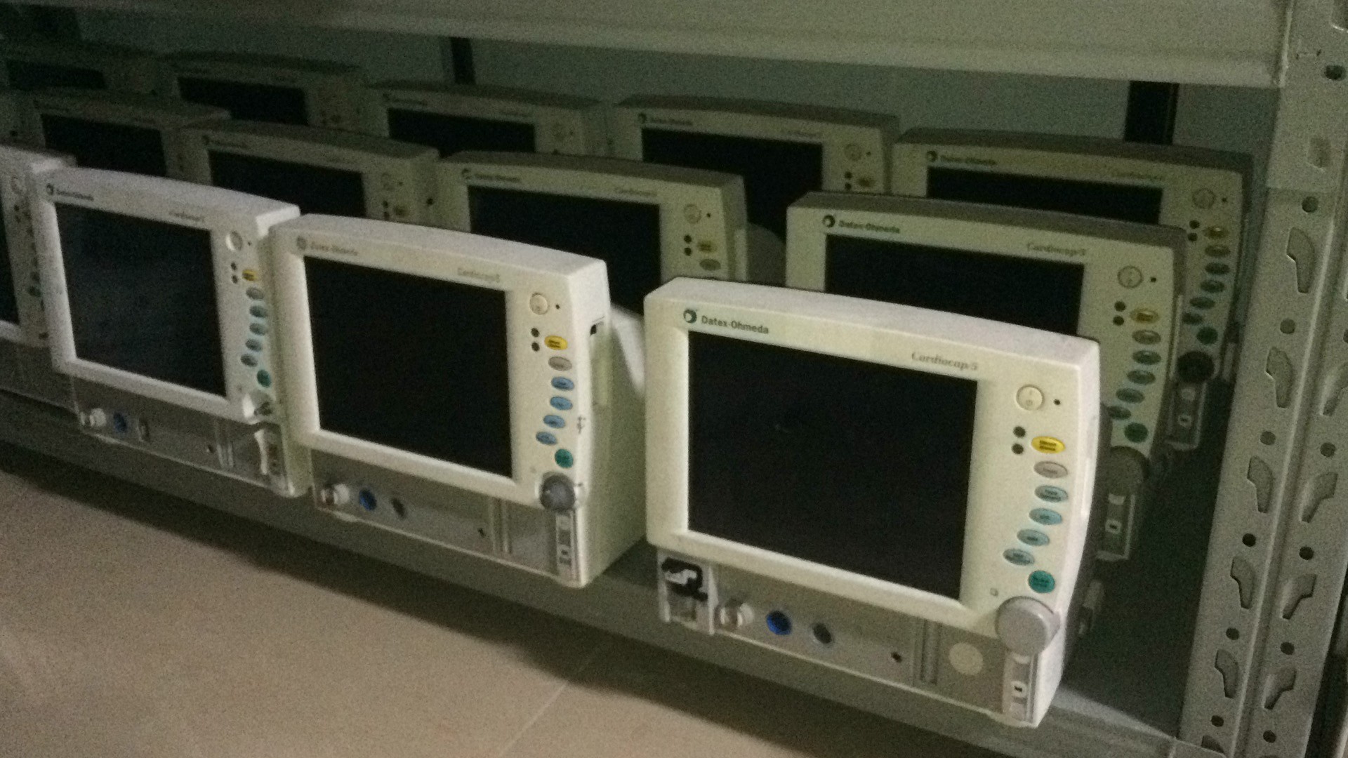 Medical Appliance Parts GE Cardiocap5 With Anesthesia Gas Module Used Patient Monitor
