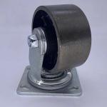 200MM Swivel High Temperature Caster Wheels Cast Iron Castors