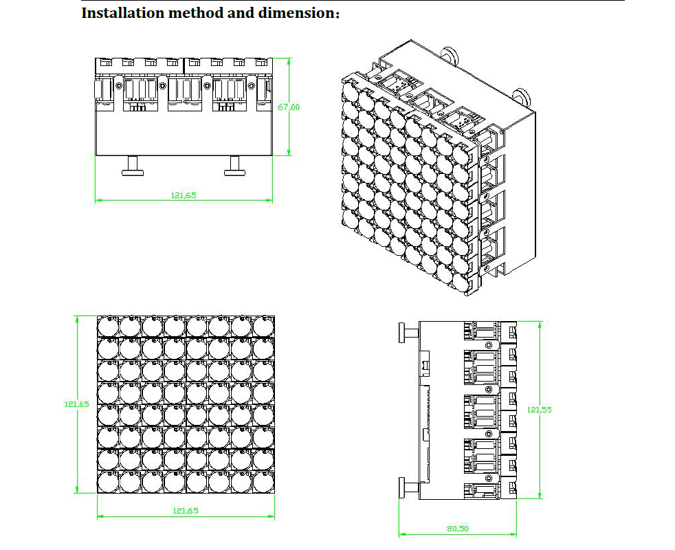 Lcd Magnetic Flip Dot Module With Logo Artistic Mechanical Blade