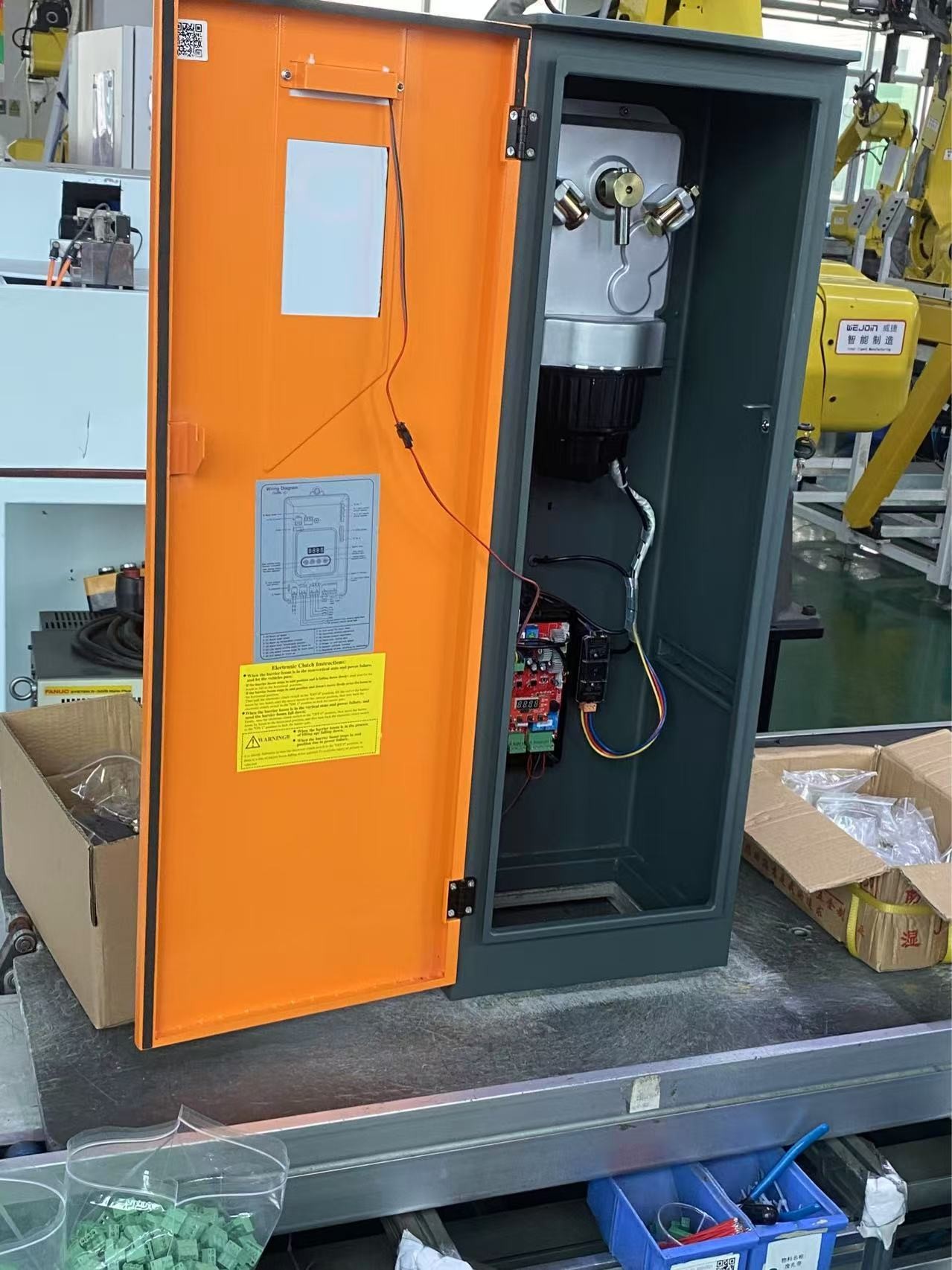 Straight Arm Electronic Barrier Gates With Auto - Closing Non-Spring Barrier Gate