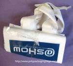 White Large Disposable Plastic Shopping Bags With Handles