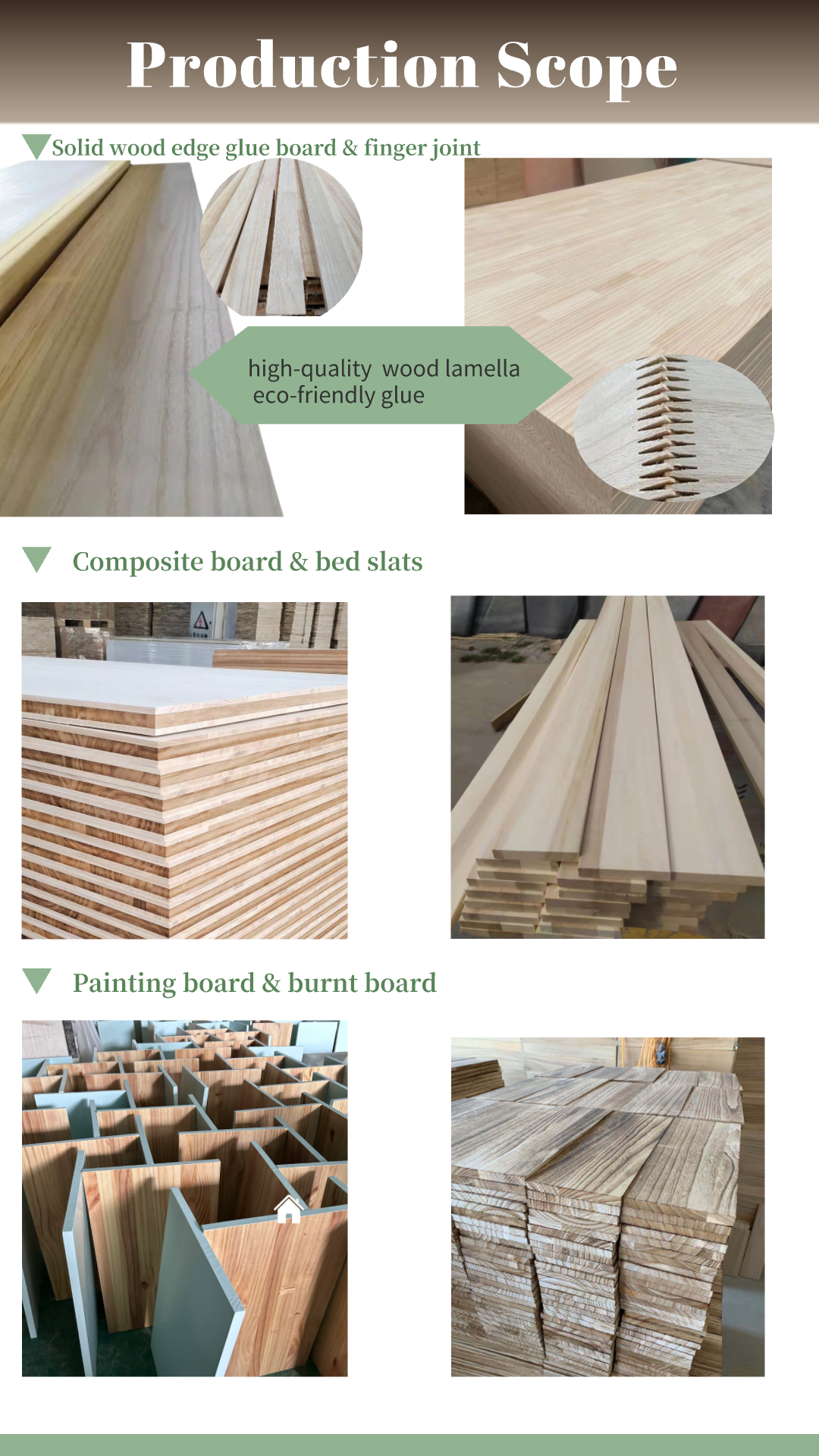 Moisture Content 8-12% Pine Wood Panel Custom Colors for Decoration Free Spare Parts