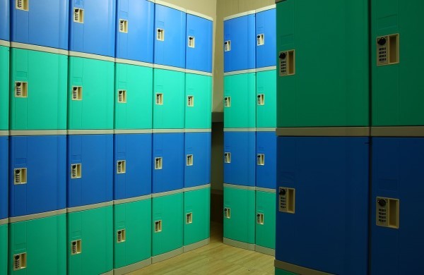 Eight Tier ABS Material Swimming Pool Lockers 1810 X 310 X 460 For Gymnasium