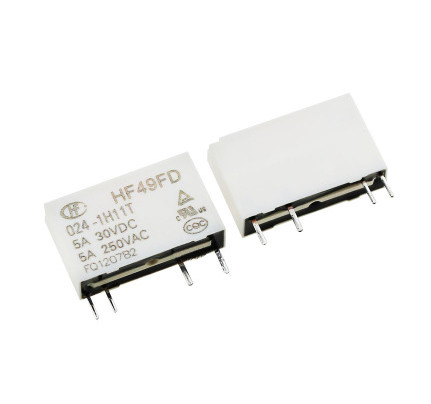 HF49FD-005-1H12T Hongfa original Relay 4 feet 5A 5V 12V 24V HF49FD-005-1H12T Fast dispatch