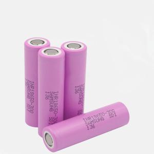 China 18650 3.7V 3000mah 30Q Lithium Solar Rechargeable Battery Cells wholesale