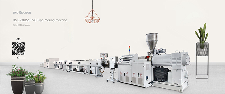 2-15m/Min U-PVC/C-PVC/PVC Pipe Making Machine Diameter 20-110mm From Sino-Holyson
