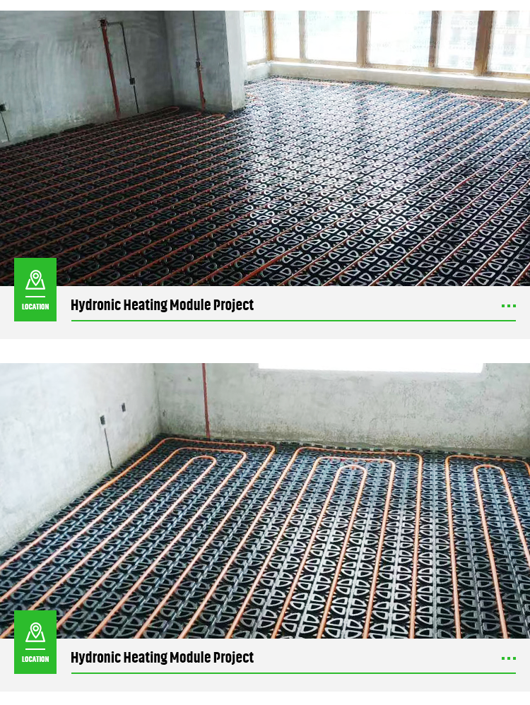 6 Quantity per square meter PE-RT Mat for Underfloor Water Heating in Large Spaces