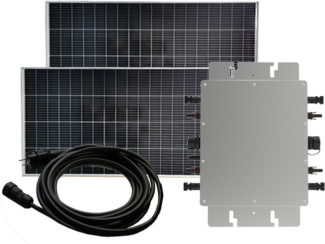 Solar 1200w Grid Tie Inverter Panel Ip65 Power Station Micro On Grid Inverter