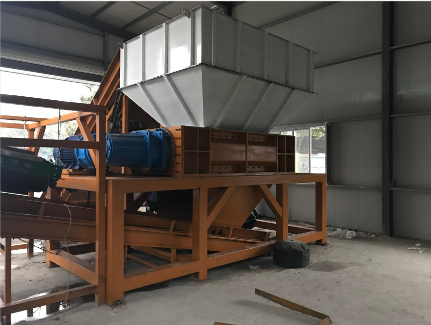 Double Shaft Scrap Metal Shredder PLC Control Metal Recycling Machine Double Shaft Scrap Metal Shredder