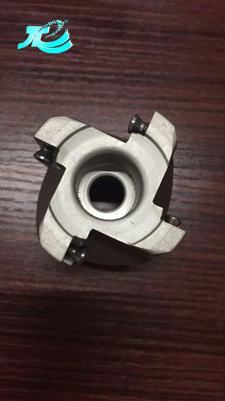 Indexable Cnc Face Milling Cutter With Tungsten Carbide Mill Inserts Ahub Right Angle Shoulder