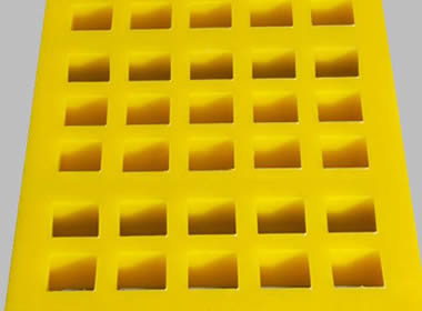 Quarry Crusher Non Blinding Polyurethane Screen Panels Modular 2ft X 1ft