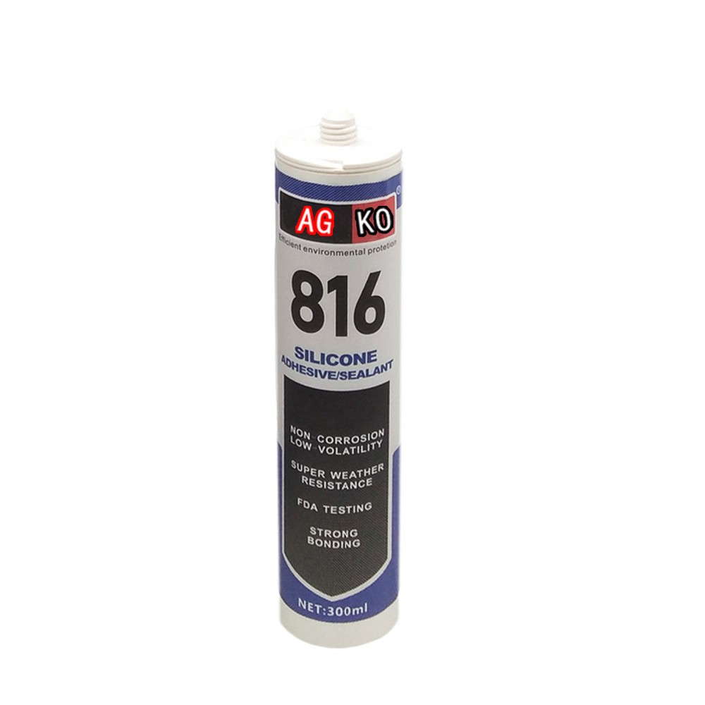 Transparent color adhesive glass glue for aquarium adhesive silicone sealant transparent color silicone sealant