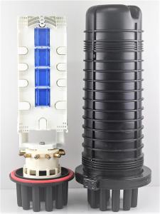 China 9 Entry Port Fiber Splice Closure Fiber Optic Splice Tray Lightweight wholesale