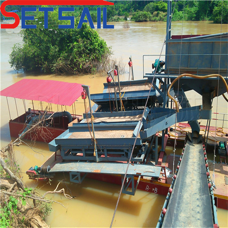 Chain Bucket Dredging Gold Ship for Dredging Diamond