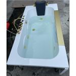 One Adult Person Fiberglass Jacuzzi Bathtub Bathroom Corner Whirlpool Massage