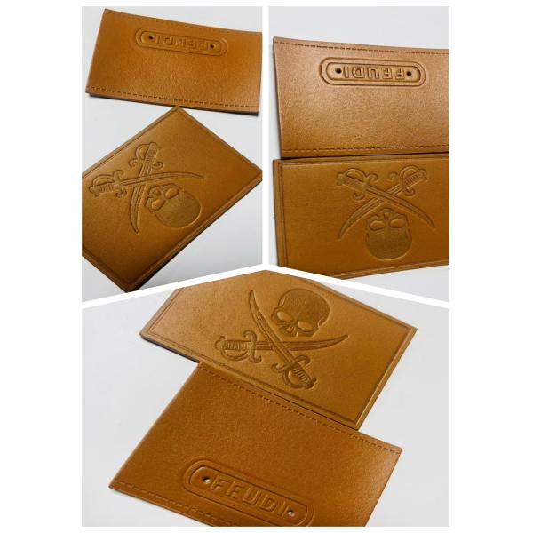Custom Leather Labels Sew On Closure Type Customized For Individual Requirements