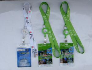 China Silk Screen Printed Badge Holders Lanyards For Promotion Gifts wholesale
