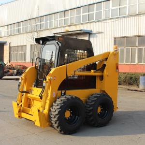 China Wheel Small Skid Steer Mini Loader With Bucket wholesale