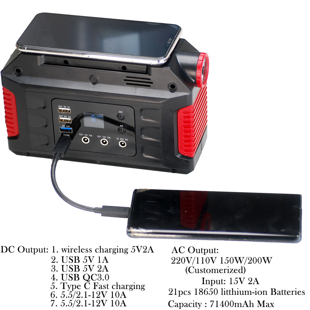 Energy storage power energy storage nesting | | small big capacity | Z | 21 day 18650 battery 71400 mah