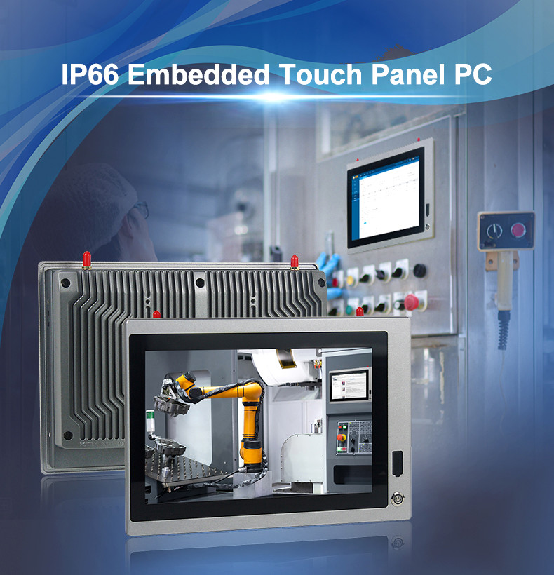 10" LED Industrial Capacitive Touch Panel PC 1280 X 800 With 4G 5G WiFi Optional