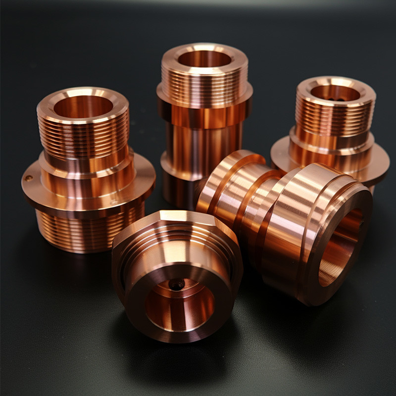ODM CNC Copper Parts Precision Machining Services Small CNC Turned Parts