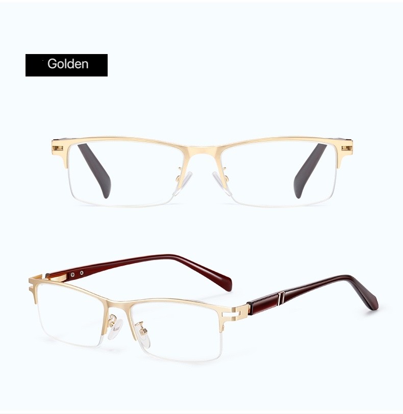 Half Frame Anti Blue Light Portable Reading Glasses 141MM Minimize Headache