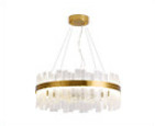 Remote Control Glass Modern Crystal Chandeliers Polished Chrome Finish