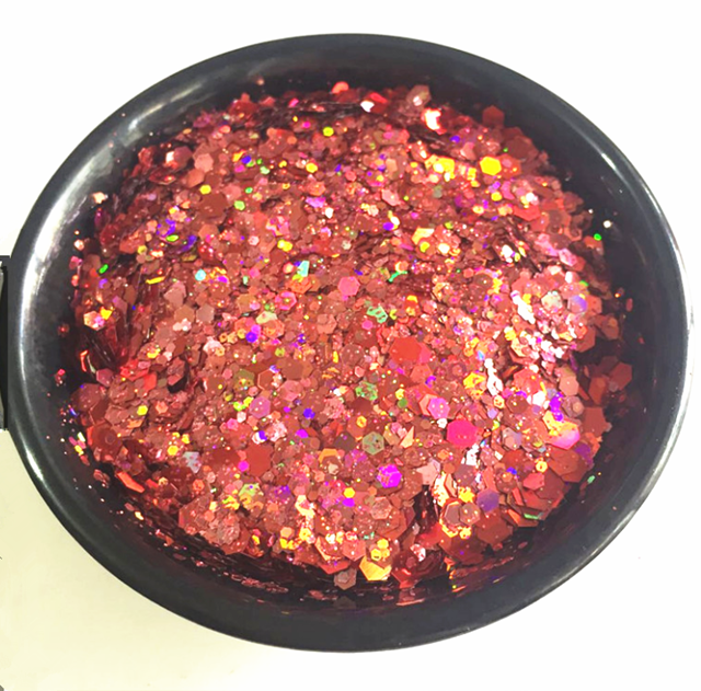 Christmas Occasion Iridescence Glitter Bulk Fine Glitter Powder for Loose Polyester Craft Glitter in a Variety of Colors