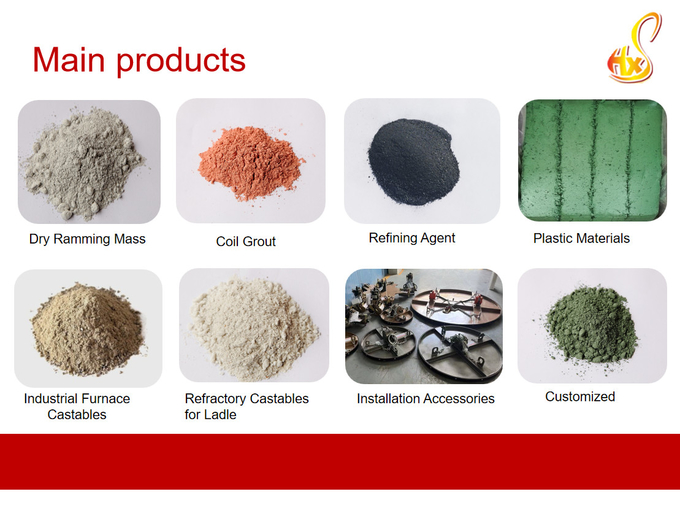 Anti-Corrosion Refractory Castables for Electric Arc Furnace Wall(E.A.F)
