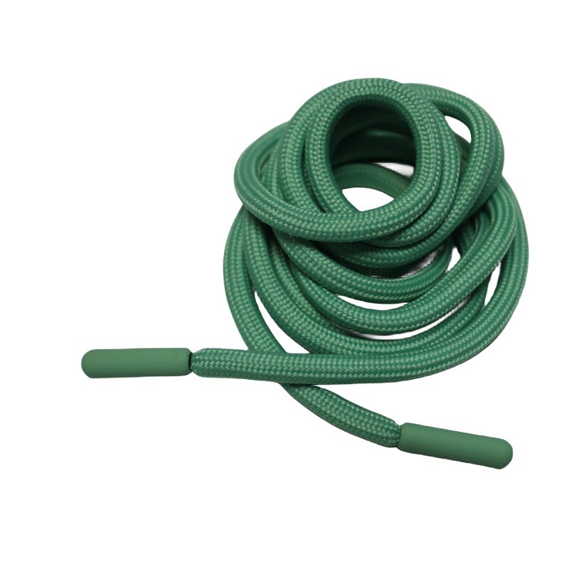 100% Polyester Round Drawstring Cord With Rubber Coated Metal Tips