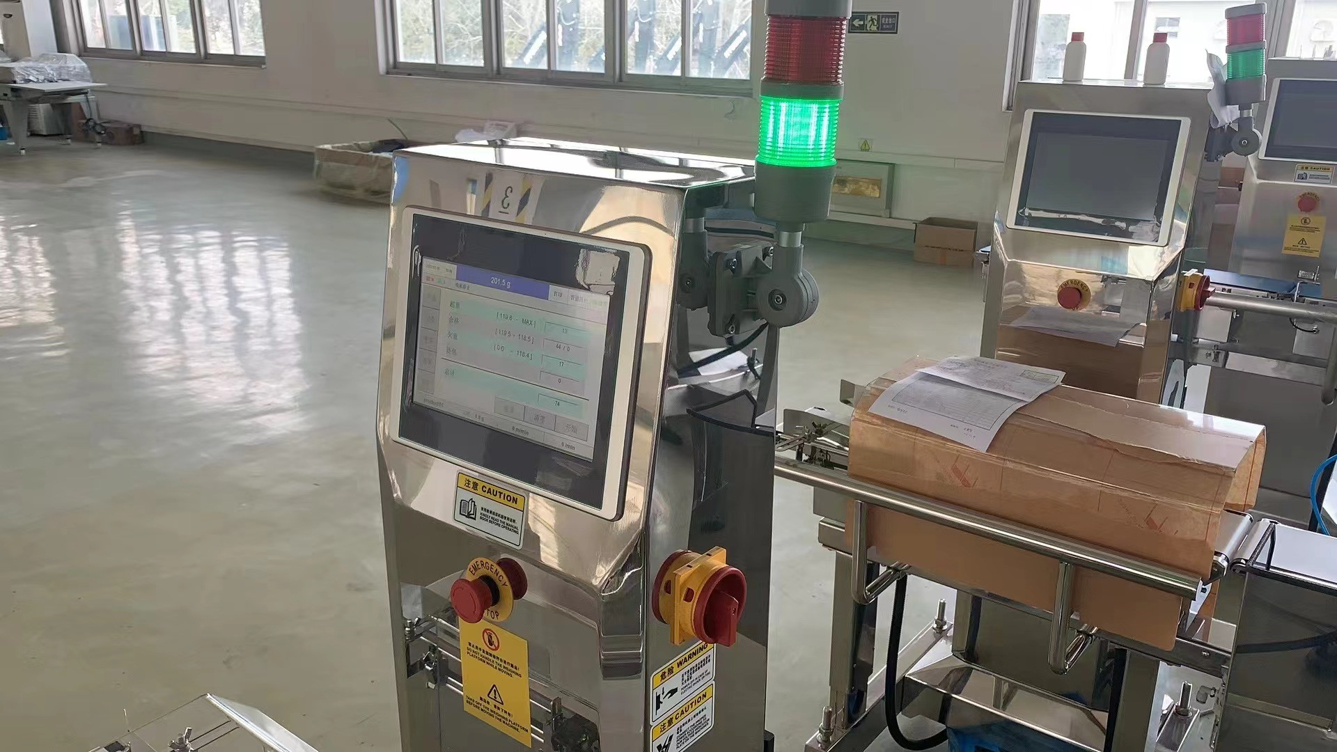 High Speed Conveyor CheckWeigher for production line auto weight sorting process