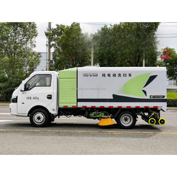 Pure Electric Municipal Sanitation Washing Street Sweeping Vehicle Road Dust Vacuum Road Sweeper Truck