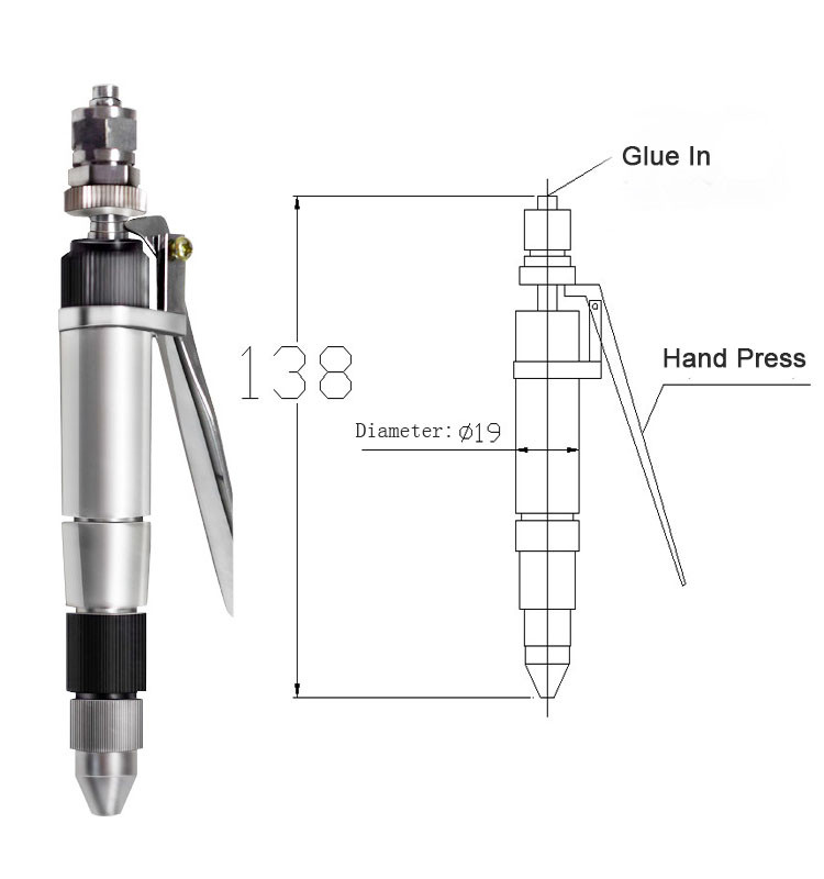 Accurate Metering Micro Dispensing Valve High Precision Point Coating