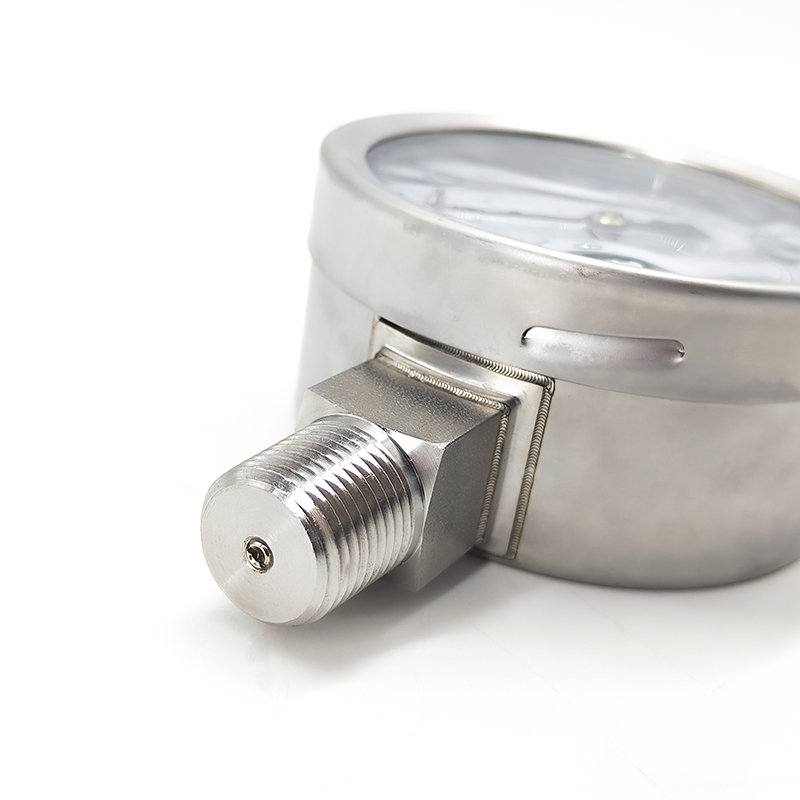 100MM High Precision Pressure Gauge Stainless Steel Bourdon Tube Type Pressure Gauge