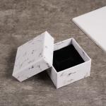 Marbled Jewelry Packaging Box For Earrings Ring Necklace Bracelet