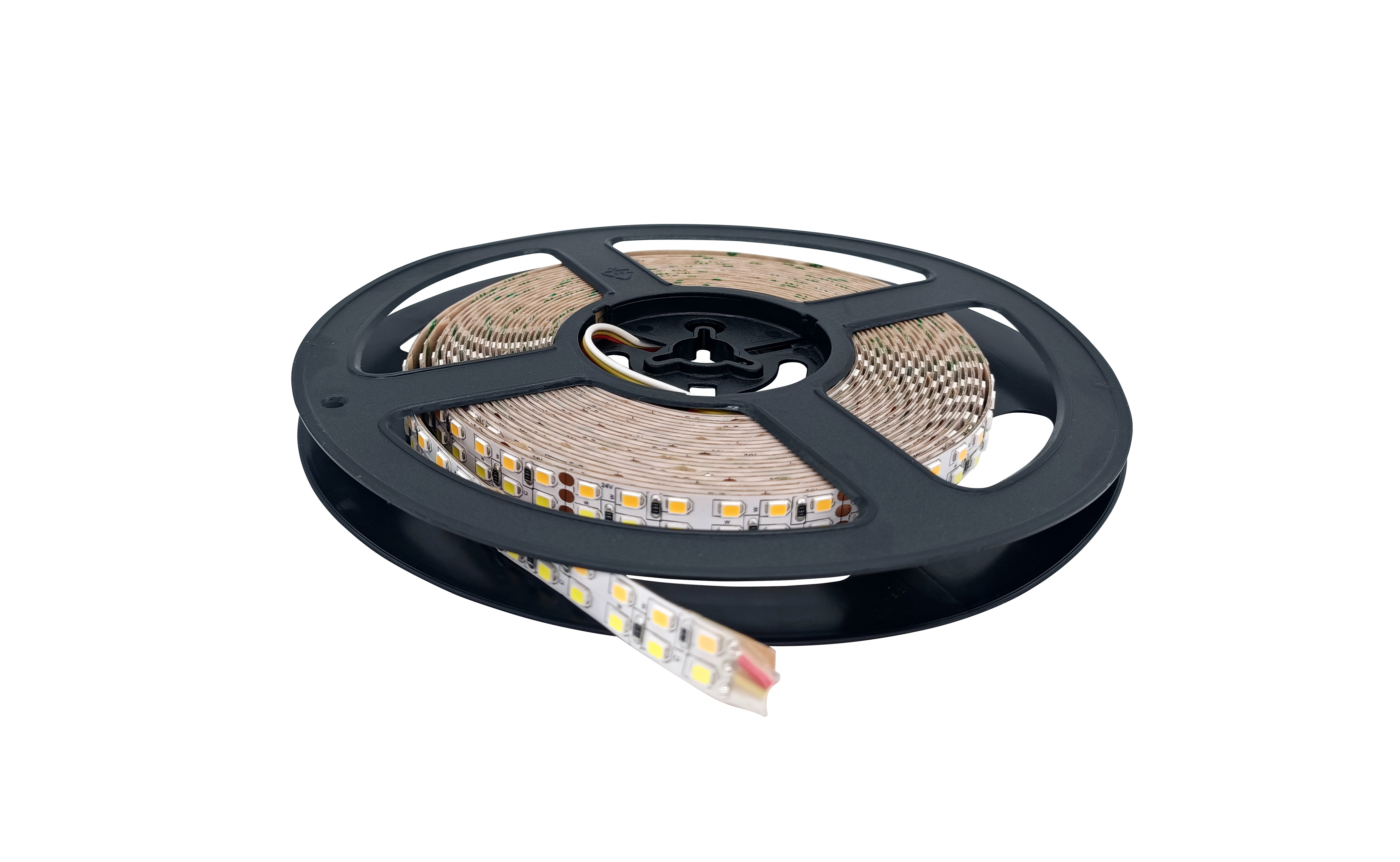 12V 24V Dual Row SMD 2835 LED Strip Dual Color Safety Light Belt