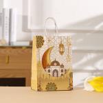 Moon Festival Kraft Paper Printed Shopping Hand Party Candy Paper Bag for