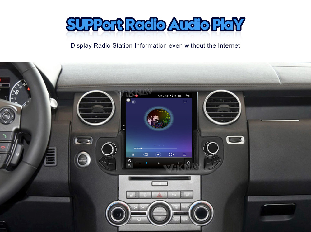Viknav Car Radio For Land Rover Discovery 4 LR4 (2009-2016) 10.25inch Upgrade Wireless CarPlay Touch Screen Stereo Player