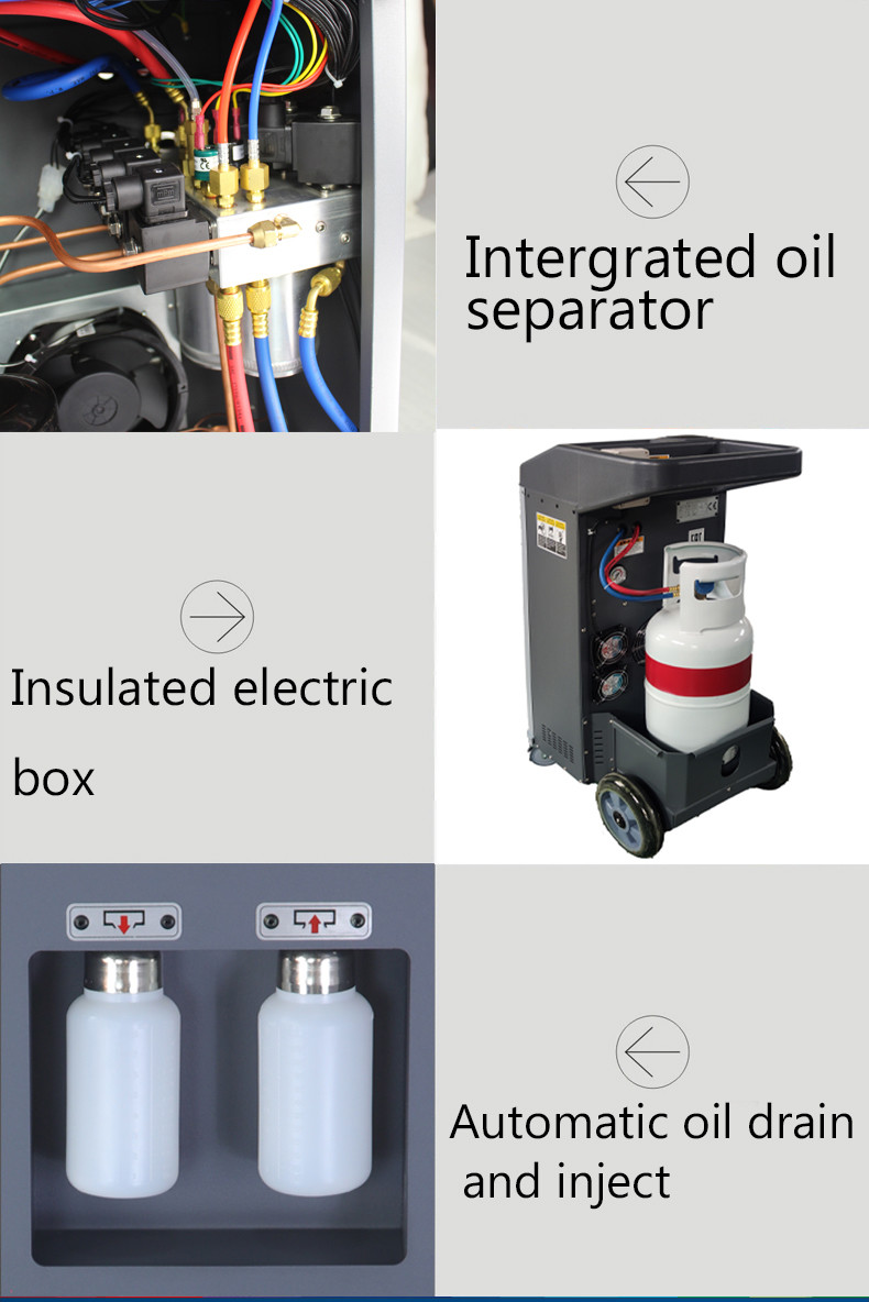 ODM Automotive R1234yf Refrigerant Freon Recovery Machine System