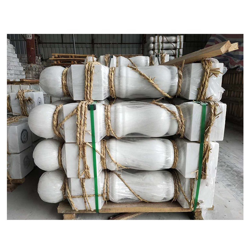 Stair Railings Handrails White Marble Stone Granite Railing Handrail Stone Balustrade