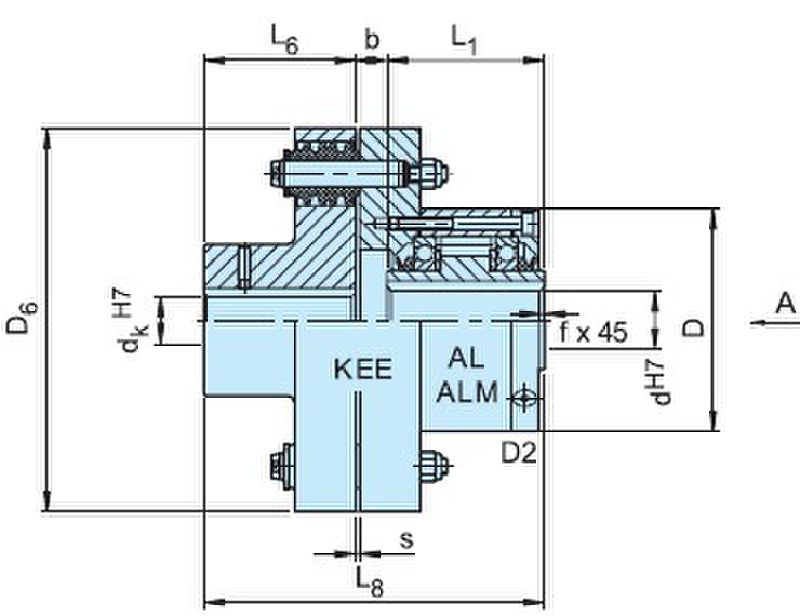 Al...Keed2 Overrunning Clutch (backstop) with High Performance
