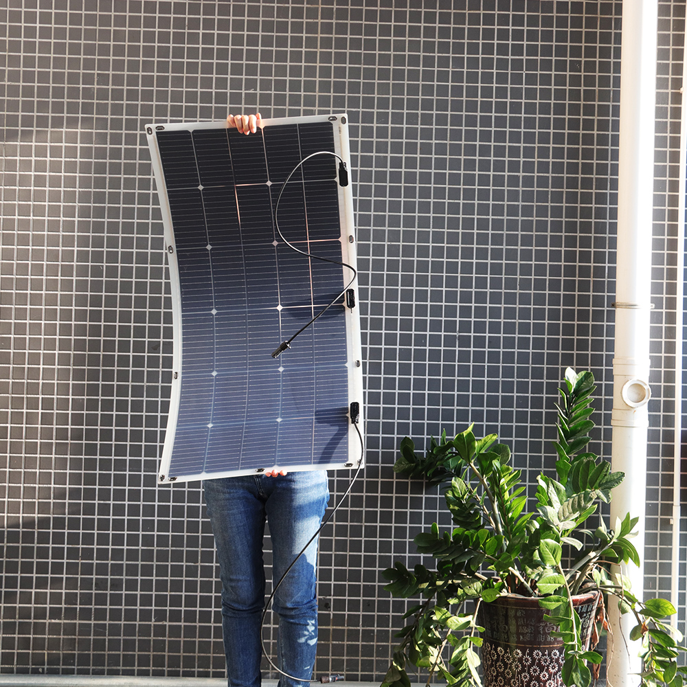 200W Flexible Monocrystalline Solar Panel 5.95A With High Solar Cell Efficiency