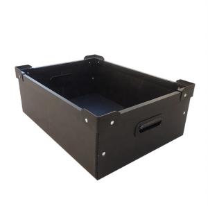China Cleanroom ESD Safe Plastic Boxes Recyclable Anti Static Protection wholesale