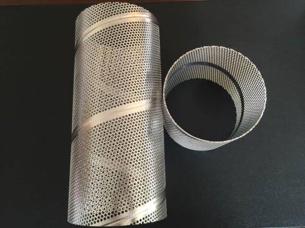 stainless steel spiral welded 316L perforated center tube air 304 center core