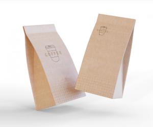 China recyclable kraft food service paper bags wholesale