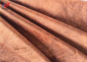 China Polyester Fleece Printed Brushed Velvet Material For Upholstery , 180cm Width wholesale