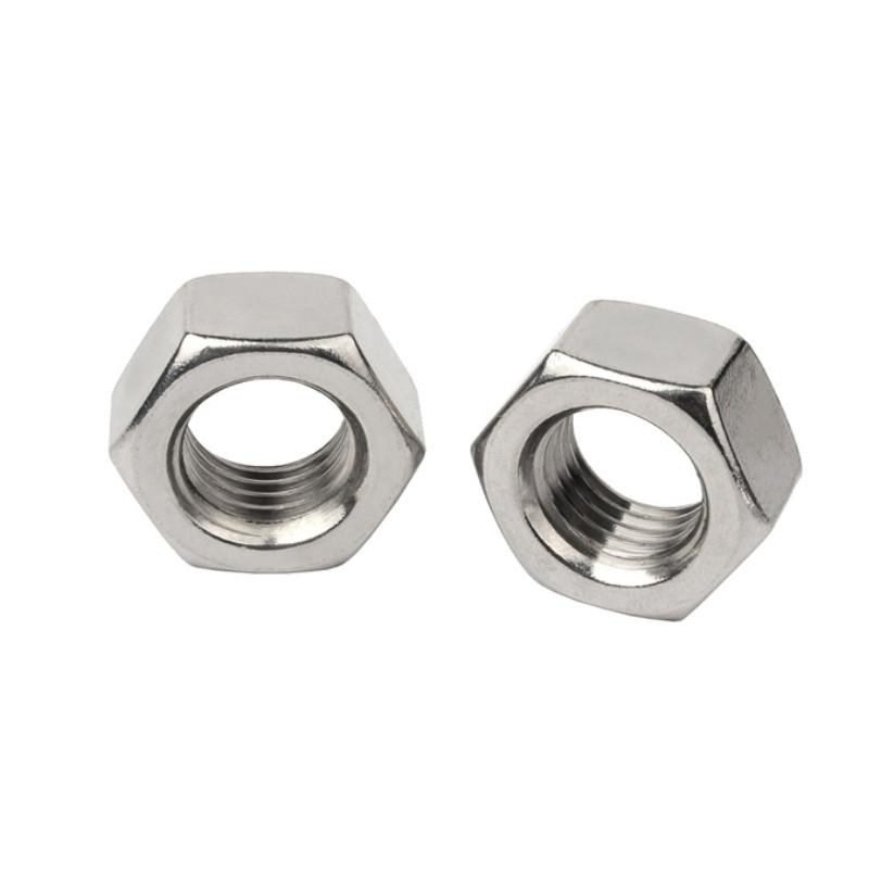DIN985 A2 Stainless Steel Hex Nylock Nut Metric Sizes A2-70 SS304 Nylon Insert Lock Nuts