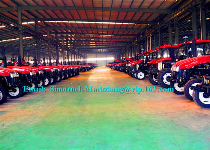 Heavy Duty Agriculture Farm Machinery Taishan Tractor EURO 2 4x4 / 4x2 90HP