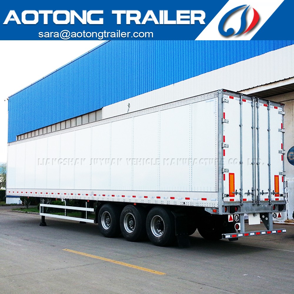Producer Dry Van Semi Trailer with Dual Line Braking System Open Wing and Competitive